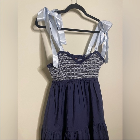 Free People Bluebell Solid Maxi Dress in Eclipse - Picture 6 of 8